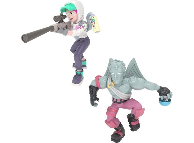 ست 2 تایی فیگورهای فورتنایت بتل رویال مدل Teknique و Love Ranger, image 2