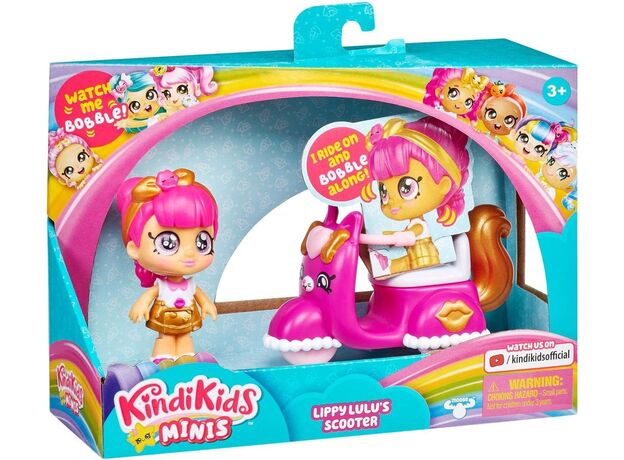 ست عروسکی Lippy Lulu کوچولو همراه اسکوتر صورتی Kindi Kids, تنوع: 50236-Lippy, image 5
