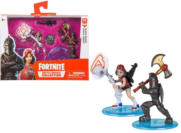 ست 2 تایی فیگورهای فورتنایت بتل رویال مدل Black Knight و Triple Threat, image 