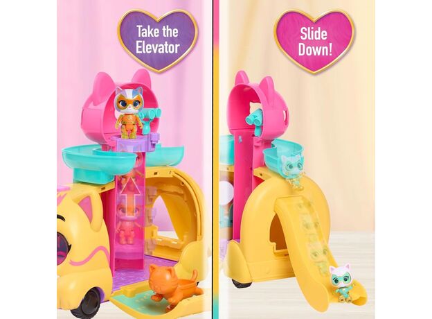ست ماشین گربه ای SuperKitties به همراه فیگور و اکسسوری, image 6