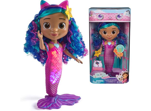 عروسک 35 سانتی موزیکال پری دریایی درخشان گبی Gabby’s Dollhouse, image 