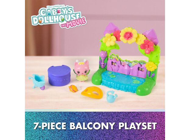 ست بازی بالکن خانه عروسکی گبی Gabby’s Dollhouse همراه با پری ملکه کیتی, image 5