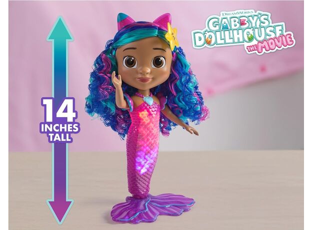 عروسک 35 سانتی موزیکال پری دریایی درخشان گبی Gabby’s Dollhouse, image 6