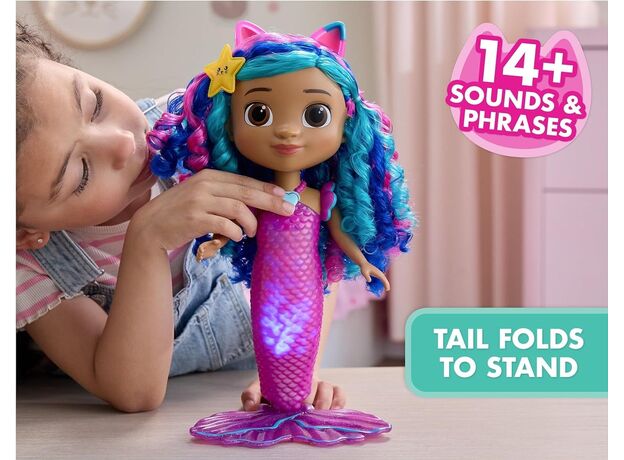 عروسک 35 سانتی موزیکال پری دریایی درخشان گبی Gabby’s Dollhouse, image 4