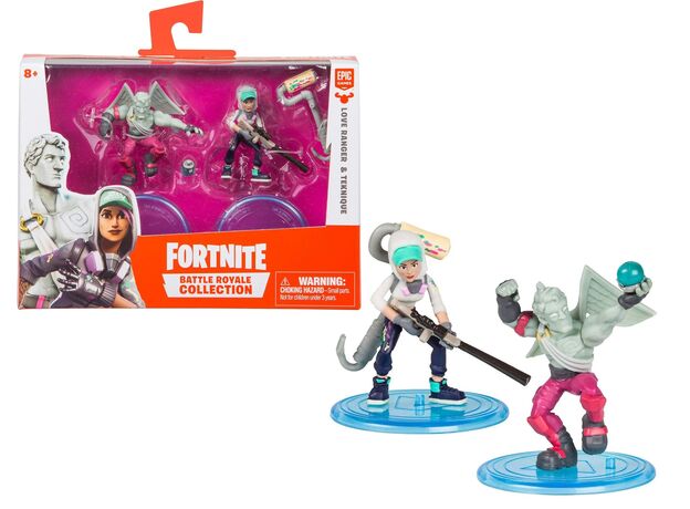 ست 2 تایی فیگورهای فورتنایت بتل رویال مدل Teknique و Love Ranger, image 