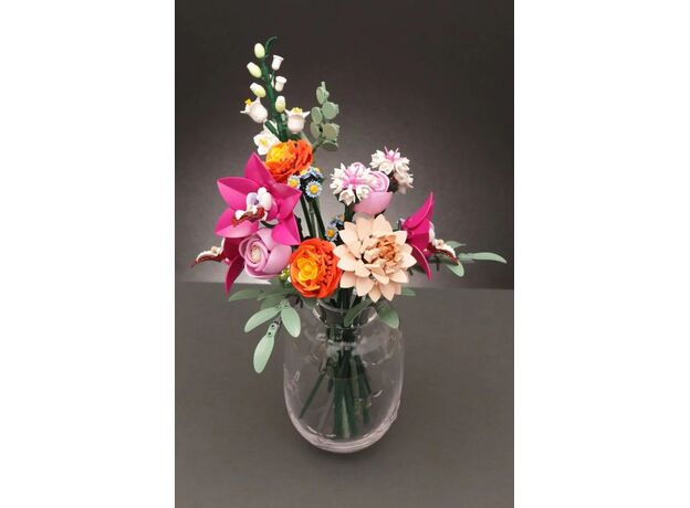 لگو بوتانیکالز مدل دسته گل صورتی زیبا (10342), image 6