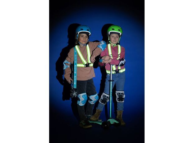 آرنج و زانو بند مایکرو Micro آبی Reflective سایز S, سایز: Small, image 3