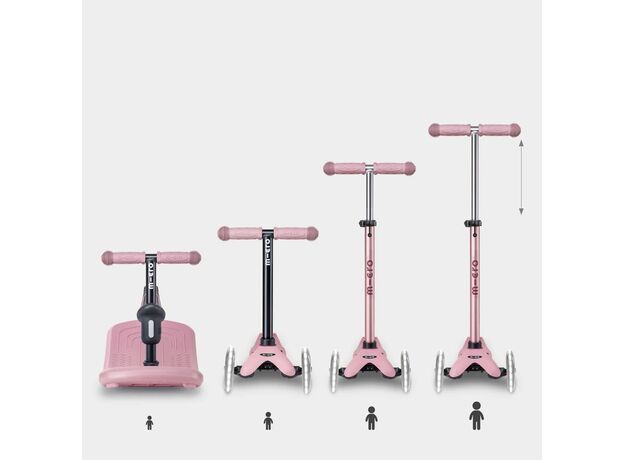 اسکوتر شش حالته Rock & Go مینی دلوکس مایکرو Micro صورتی ملایم, تنوع: MMD386-Dusty Rose, image 12