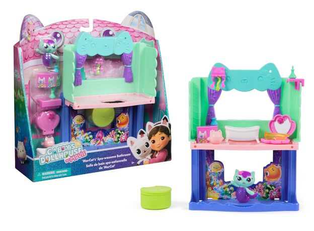 ست اتاق اسپا خانه عروسکی گبی Gabby’s Dollhouse همراه با مرکت, image 