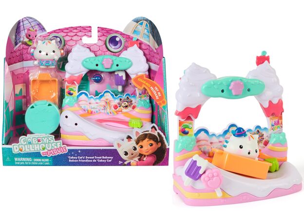 ست بازی بالکن خانه عروسکی گبی Gabby’s Dollhouse همراه با کیکی کت, image 