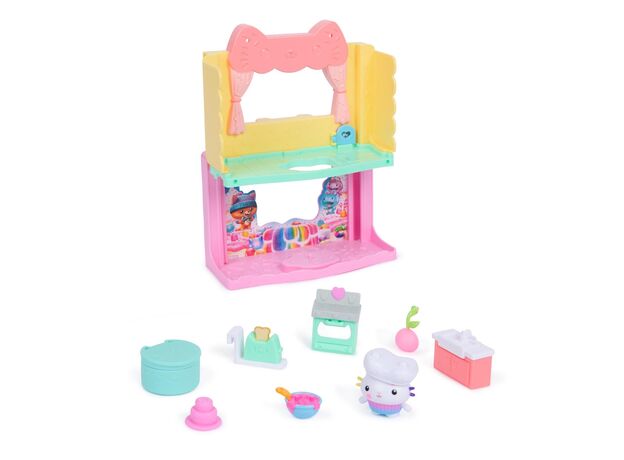 ست آشپزخانه عروسکی گبی Gabby’s Dollhouse همراه با کیکی کت, image 6