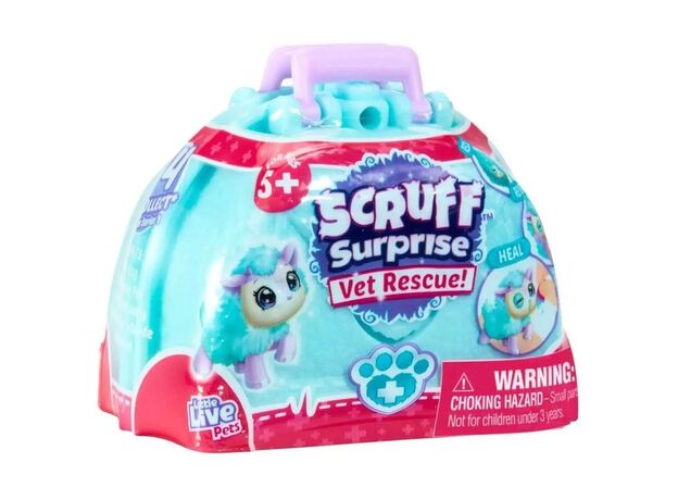 عروسک پولیشی سورپرایزی Scruff-a-Luvs سری Vet Rescue مدل آبی, تنوع: 30065-Blue, image 