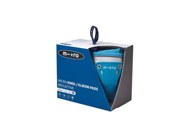 آرنج و زانو بند مایکرو Micro آبی Reflective سایز S, سایز: Small, image 2