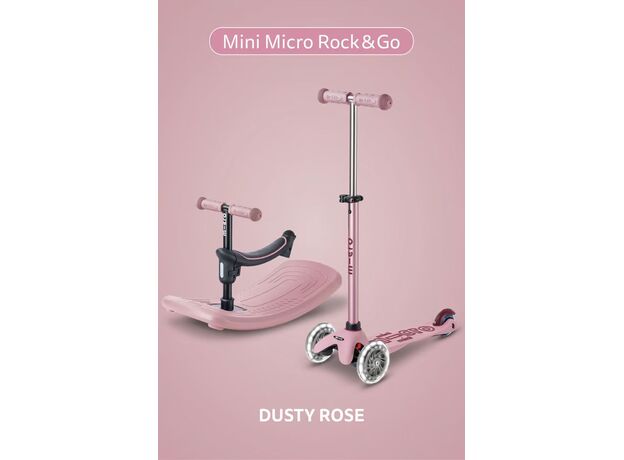 اسکوتر شش حالته Rock & Go مینی دلوکس مایکرو Micro صورتی ملایم, تنوع: MMD386-Dusty Rose, image 9