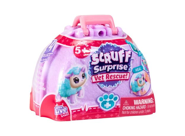 عروسک پولیشی سورپرایزی Scruff-a-Luvs سری Vet Rescue مدل بنفش, تنوع: 30065-Purple, image 