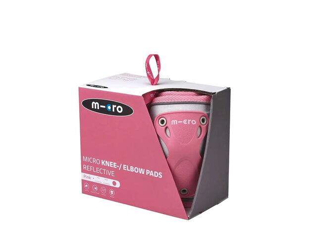 آرنج و زانو بند مایکرو Micro صورتی Reflective سایز S, سایز: Small, image 10