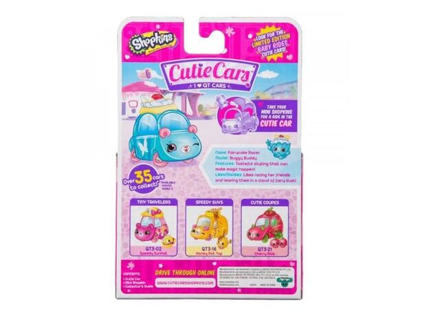 ماشین کیک جادویی Cutie Cars Shopkins, تنوع: 58300SK-Fairy cake, image 4