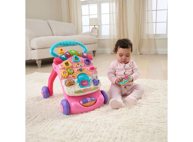 واکر آموزشی Vtech مدل صورتی, تنوع: 505653VT-Pink, image 
