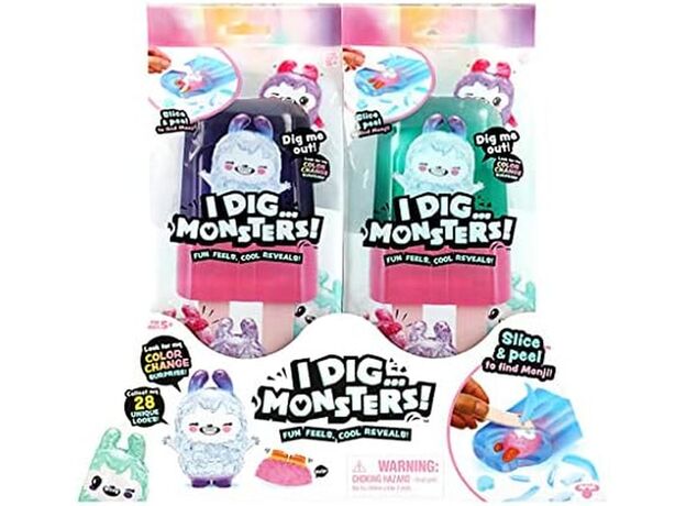پک سورپرایزی بستنی چوبی I Dig Monsters, image 21