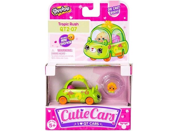 ماشین فلزی تراپیک راش Cutie Cars Shopkins, تنوع: 58300SK-Tropic Rush, image 3