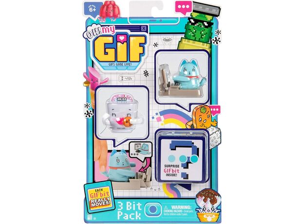 پک 3 تایی عروسک های Oh My Gif مدل گربه, تنوع: 24120-cat, image 