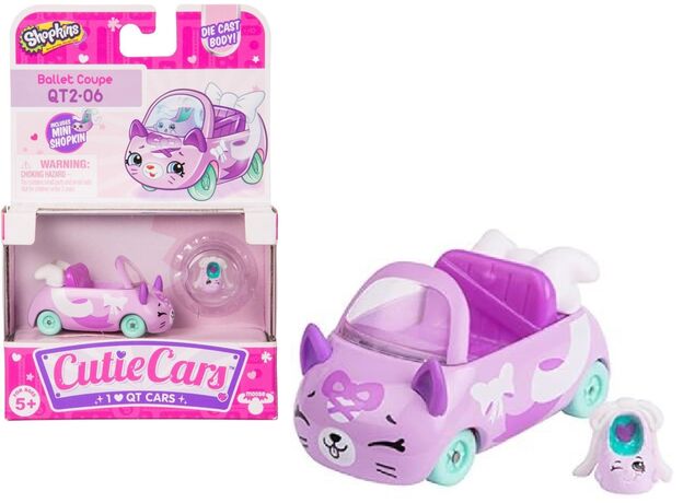 ماشین فلزی بلت کوپ Cutie Cars Shopkins, تنوع: 58300SK-Ballet Coupe, image 