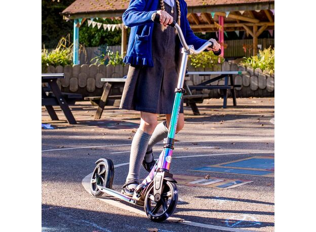 اسکوتر کروزر جمع شو مایکرو Micro با چرخ های چراغ دار مدل بنفش و آبی نئوکروم, تنوع: SA0240-Neochrome, image 5