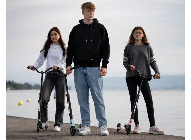 اسکوتر اسپرایت دلوکس جمع شو مایکرو Micro با بدنه چراغ دار مشکی, image 4