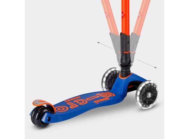 اسکوتر مکسی دلوکس جمع شو مایکرو Micro با چرخ های چراغ دار مدل نارنجی نئونی, تنوع: MMD227-Orange, image 6