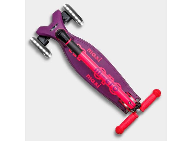 اسکوتر مکسی دلوکس جمع شو مایکرو Micro با چرخ های چراغ دار مدل صورتی نئونی, تنوع: MMD228-Pink, image 11