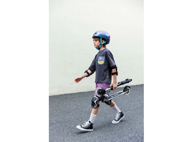 اسکوتر اسپرایت جمع شو مایکرو Micro با چرخ های چراغ دار مدل نقره ای براق, تنوع: SA0295-Silver Chrome, image 4