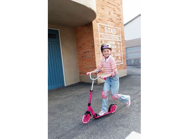 اسکوتر کروزر جمع شو مایکرو Micro با چرخ های چراغ دار مدل قرمز تمشکی, تنوع: SA0257-Berry Red, image 2