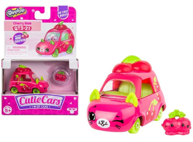 ماشین چری راید Cutie Cars Shopkins, تنوع: 58300SK-Cherry Ride, image 
