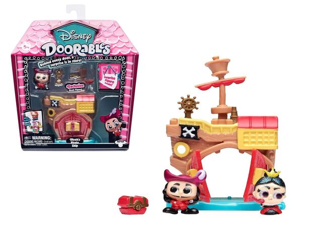 ست کشتی کاپیتان هوک Disney Doorables, تنوع: 69416-Pirate Ship, image 