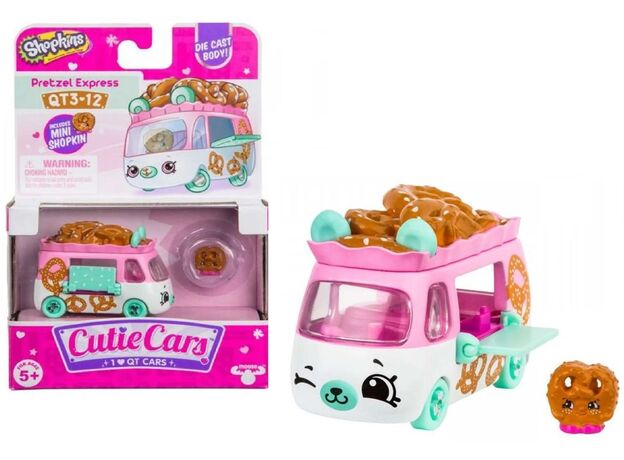 ماشین پرتزل اکسپرس Cutie Cars Shopkins, تنوع: 58300SK-Pretzel Express, image 