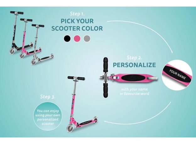 اسکوتر اسپرایت جمع شو مایکرو Micro صورتی, تنوع: SA0027-Pink, image 9