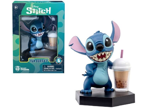 فیگور 7 سانتی Stitch سری Summer Fun مدل استیچ با بابل تی, تنوع: 19740-Bubble Tea, image 
