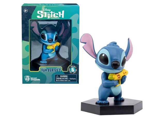 فیگور 7 سانتی Stitch سری Summer Fun مدل استیچ با تفنگ, تنوع: 19740-Rey Gun, image 