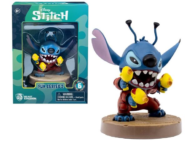 فیگور 7 سانتی Stitch سری Summer Fun مدل استیچ با لباس فضایی, تنوع: 19740-Space suit, image 