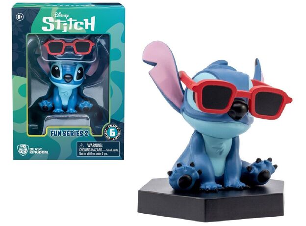 فیگور 7 سانتی Stitch سری Summer Fun مدل استیچ با عینک آفتابی, تنوع: 19740-Sunglasses, image 