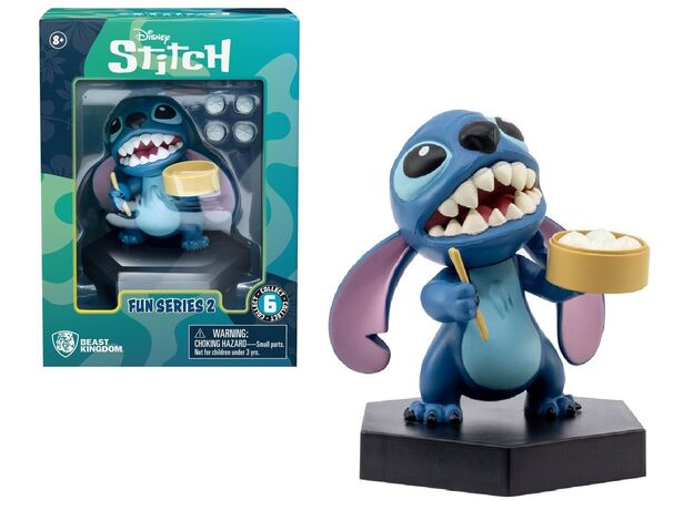 فیگور 7 سانتی Stitch سری Summer Fun مدل استیچ با دامپلینگ, تنوع: 19740-Xiao Long Bao, image 
