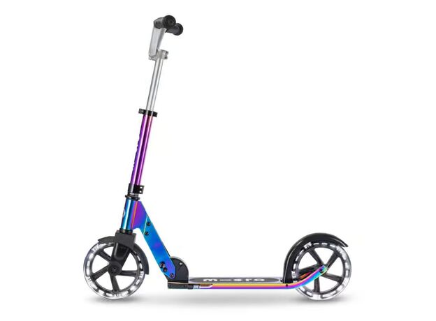 اسکوتر کروزر جمع شو مایکرو Micro با چرخ های چراغ دار مدل بنفش و آبی نئوکروم, تنوع: SA0240-Neochrome, image 13