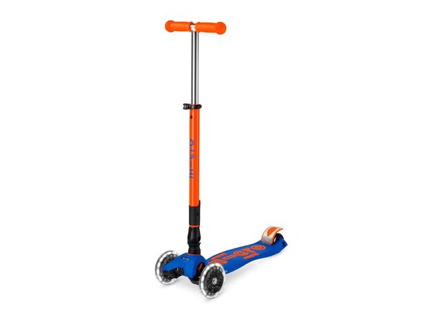 اسکوتر مکسی دلوکس جمع شو مایکرو Micro با چرخ های چراغ دار مدل نارنجی نئونی, تنوع: MMD227-Orange, image 