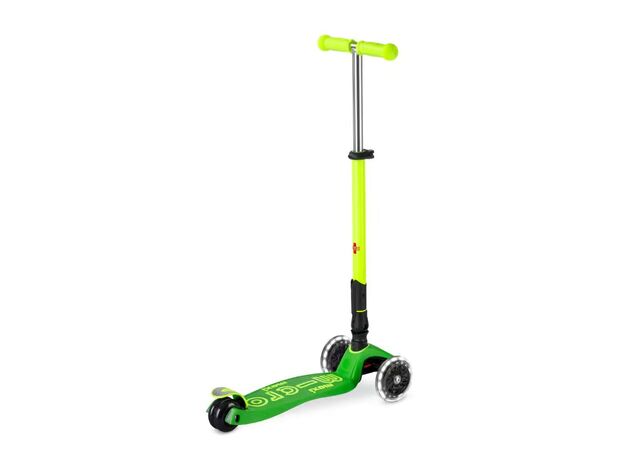 اسکوتر مکسی دلوکس جمع شو مایکرو Micro با چرخ های چراغ دار مدل سبز فسفری, تنوع: MMD229-Green, image 10