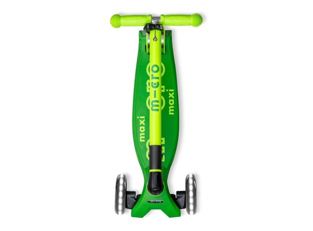 اسکوتر مکسی دلوکس جمع شو مایکرو Micro با چرخ های چراغ دار مدل سبز فسفری, تنوع: MMD229-Green, image 14