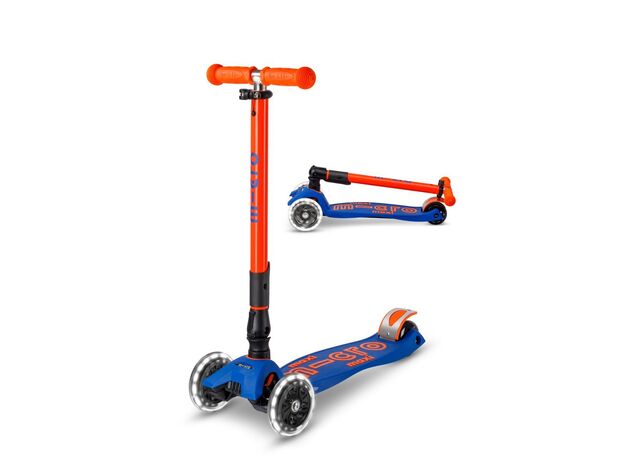 اسکوتر مکسی دلوکس جمع شو مایکرو Micro با چرخ های چراغ دار مدل نارنجی نئونی, تنوع: MMD227-Orange, image 18