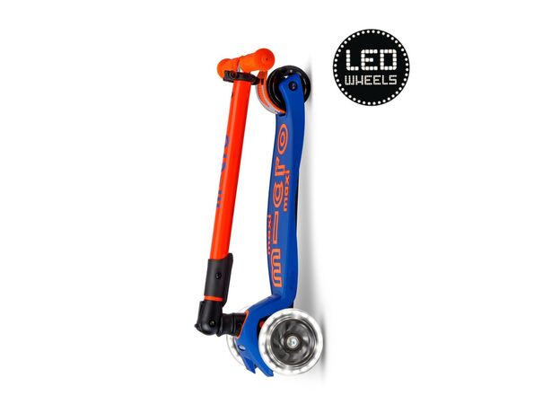 اسکوتر مکسی دلوکس جمع شو مایکرو Micro با چرخ های چراغ دار مدل نارنجی نئونی, تنوع: MMD227-Orange, image 19