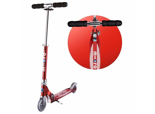 اسکوتر اسپرایت جمع شو مایکرو Micro قرمز پررنگ, تنوع: SA0178-Red Stripe, image 12