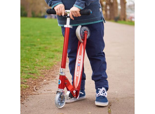 اسکوتر اسپرایت جمع شو مایکرو Micro قرمز پررنگ, تنوع: SA0178-Red Stripe, image 2