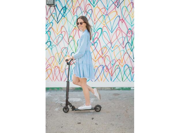 اسکوتر اسپرایت دلوکس جمع شو مایکرو Micro با بدنه چراغ دار مشکی, image 3